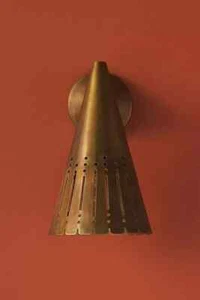 Vintage Mid Century Modern Italian Wall Sconce Handmade Pair Design Wall Décor - Picture 1 of 8