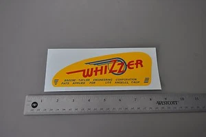 Early Whizzer Tank Decal. Early Style. 1939-1941. WATER SLIDE Fox Grips - Picture 1 of 1