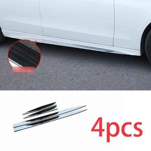 Black Steel Side Molding Sill Guard For Benz C-Class W206 Car Body Door 2022-23 - Picture 1 of 5