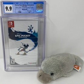CGC Graded Disney Epic Mickey Rebrushed NEW Switch (1022748001, 9.9 A++)