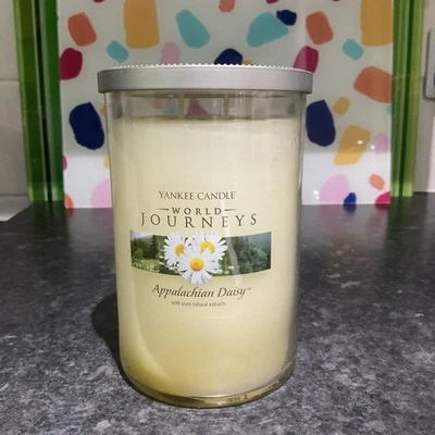 Yankee Candle  Appalachian Daisy  2 Wick  Large Tumbler 566g New  - Image 1 of 4