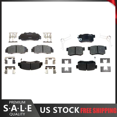 Pastillas de freno delanteras y traseras de cerámica R-Line para 1995 1994 1993 1992 1991 Acura Legend Foto 1 de 4