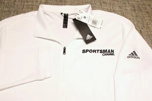 CAMISA DE GOLF ADIDAS POLI MANGA LARGA 1/4 CREMALLERA--M--CANAL DEPORTIVO--¡NUEVA! ¡ETIQUETAS! - Imagen 1 de 2
