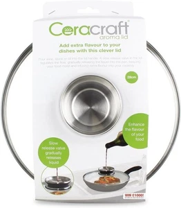 JML CeraCraft Aroma Pan Lid 28cm Slow Release Valve Enhance Flavour - Picture 1 of 4