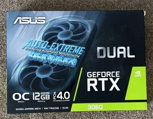 ASUS Dual GeForce RTX 3060 OC 12 GB Graphics Card - Afbeelding 1 van 4