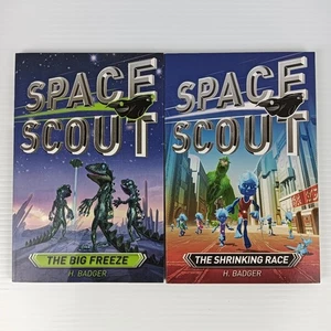 Space Scout x 2 The Big Freeze The Shrinking Race H Badger FREE POST - Picture 1 of 7