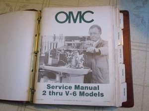 1984 OMC Johnson Evinrude 9.9 15 20 25 30 35 40 V-4 V-6 Outboard Service Manual - Picture 1 of 6