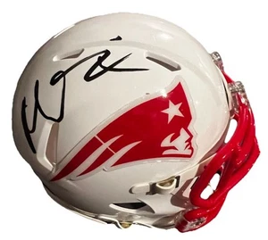 MIKE VRABEL signed (NEW ENGLAND PATRIOTS) mini football helmet BECKETT BR63068 - Picture 1 of 2