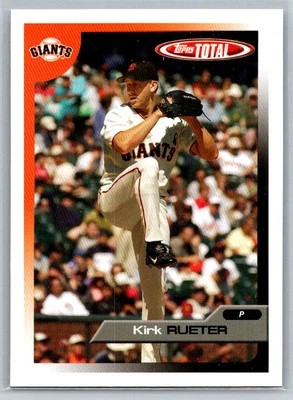 Kirk Rueter 2005 Topps Total #496 San Francisco Giants - Image 1 of 2