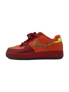 NIKE Low Cut Sneaker AIR FORCE 1 07 LE DB Doernbecher Orange 349440-800 Used - Picture 1 of 5