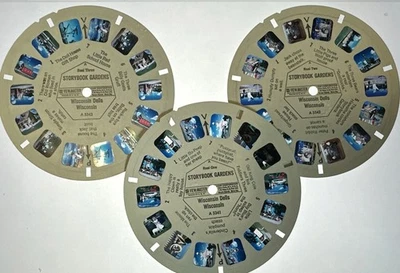 Viewmaster Storybook Gardens A534 Wisconsin Dells 3 reels set - Image 1 of 4