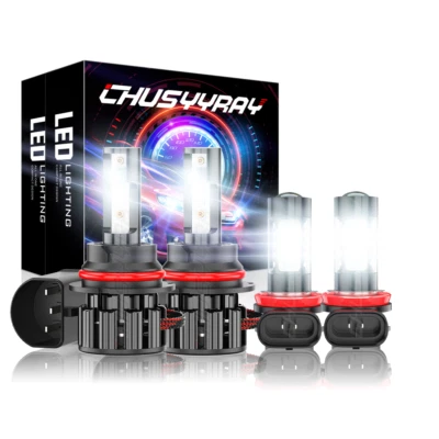 Para Para Suzuki SX4 2008 2009 10-2012 9007+H11 Faros LED+Bombillas antiniebla Foto 1 de 4