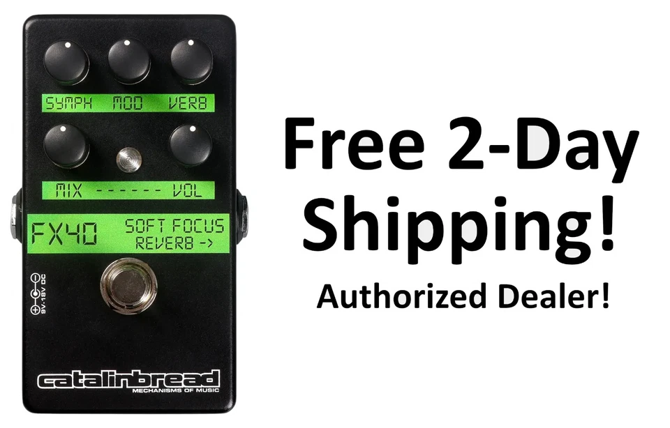 New Catalinbread Soft Focus Reverb Guitar Effects Pedal - Image 1 of 1