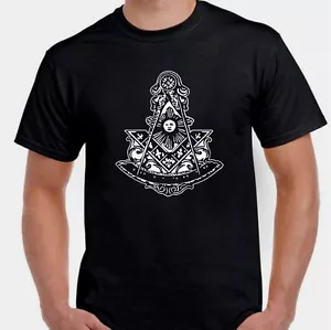 T-Shirt Freimaurer alter akzeptierter schottischer Ritus NWIO Neue Weltordnung - Bild 1 von 1