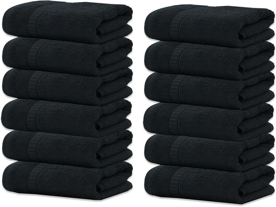 100% Cotton Washcloths 13x13 Inch Absorbent , Body Care, Ultra Soft and Reusable - Image 1 of 4