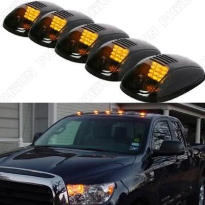 Luz marcadora de techo ámbar para Dodge Ram 1500/2500/3500/4500/5500 cabina de humo para 03-16 Foto 1 de 4