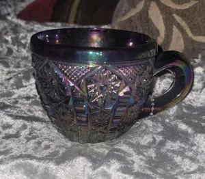 Vintage Carnival Glass Coffee Tea Cup - Picture 1 of 5