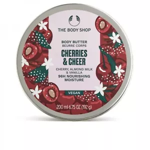 The Body Shop Body Butter Cherries & Cheer-200ml with 96% ingredients of natural - Picture 1 of 3