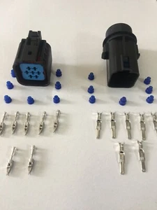  CONNETTORE FARO MOTO FORD MAZDA 7 PIN WPT-596 3U2Z-14S411-YGA - Foto 1 di 7