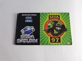 Sega Worldwide Soccer 97 - Sega Saturn - Manual Only 