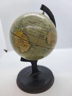 Vintage Reliable Series Tin Globe.  Made In England. Colonial Borders. • 20£