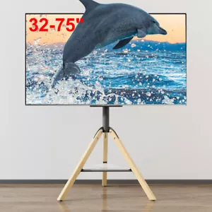 Universal Tripod TV Stand Swivel Floor Bracket for 32-85" LCD, LED, Plasma, OLED - Picture 1 of 16