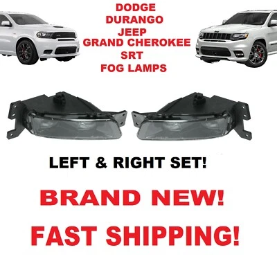 Front Right & Left Bumper LED Fog Light Driving Lamp For Dodge JEEP SRT - Изображение 1 из 4