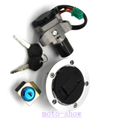 For Suzuki Ignition Switch Fuel Cap Seat Lock Keys GSXR250 GW250 Inazuma 2014-17 - Image 1 of 4