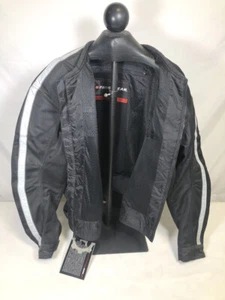 Firstgear Motorcycle Jacket Mens Mesh Hot Weather Black Grey Street First Gear - Picture 1 of 4
