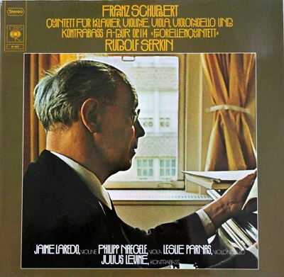 CBS 61 623 SCHUBERT Quintet For Piano & Strings (The Trout) SERKIN M+ - Image 1 of 4