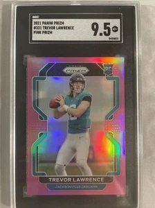Trevor Lawrence 331 Pink Prizm 2021 Panini Prizm Football SGC 9.5 Rookie Mint+ - Bild 1 von 2