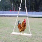 Large Perch Ladder Hens Wooden Accessories Natural Chicken Swing Toy