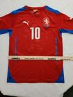 Youth Xl-Puma Shirt Czech Republic Natl Team Drycell Soccer Jersey- Rosicky #10