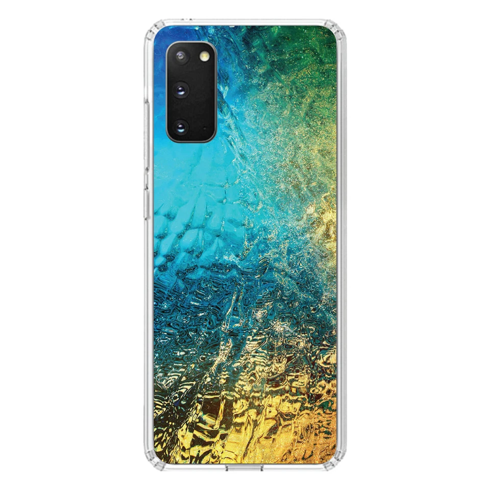 Funda Transparente para Galaxy S (Elige Modelo) Colorida Cascada Arco Iris Foto 1 de 1