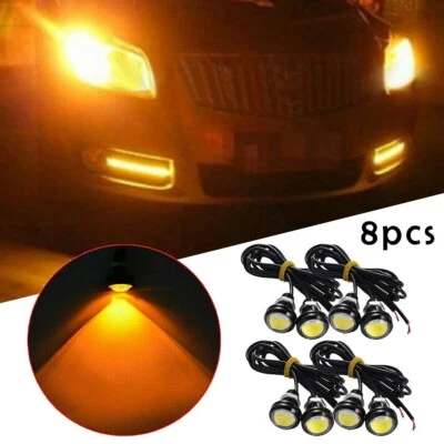 Customize Your Truck with 8pcs LED Amber Grille Lighting Kit Waterproof - Image 1 of 4