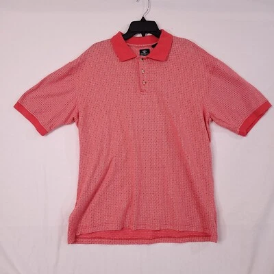 Pebble Beach Short Sleeve Polo Mens Orange Shirt Size L - Image 1 of 4