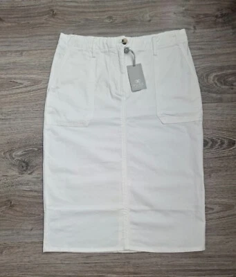 Pure Collection Women's Chino Pencil Skirt Size UK 10 - Image 1 of 4