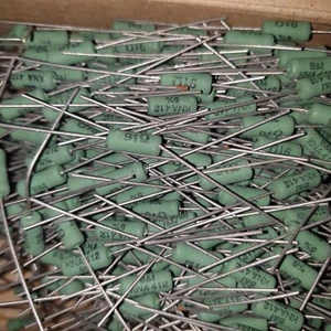 25pcs GENUINE B&I KNA412 91R 3W 6x13mm 5% 20PPM HIEND RESISTORS FOR TUBE AUDIO! - Picture 1 of 3