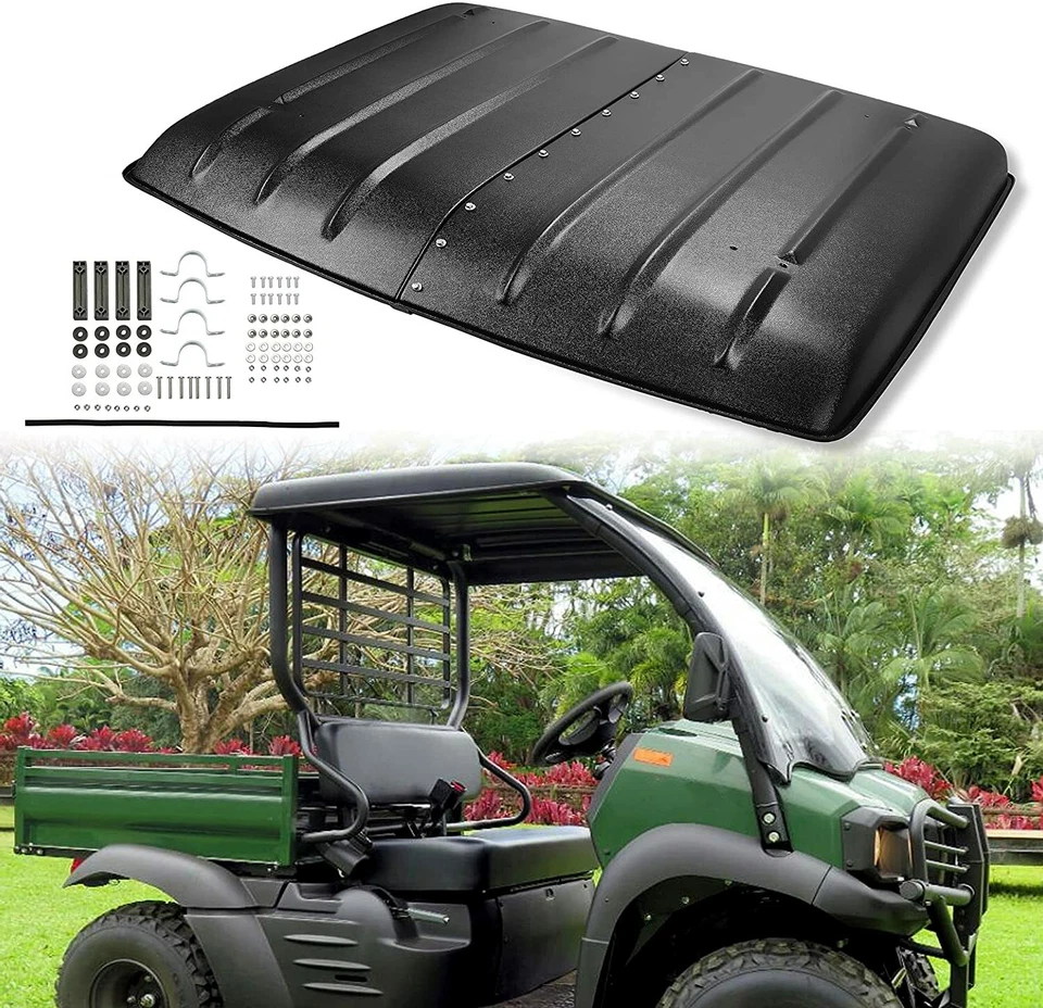 Techo rígido de plástico negro KOJEM para Kawasaki Mule 600/610 SX 4X4 2005-2023 Foto 1 de 4