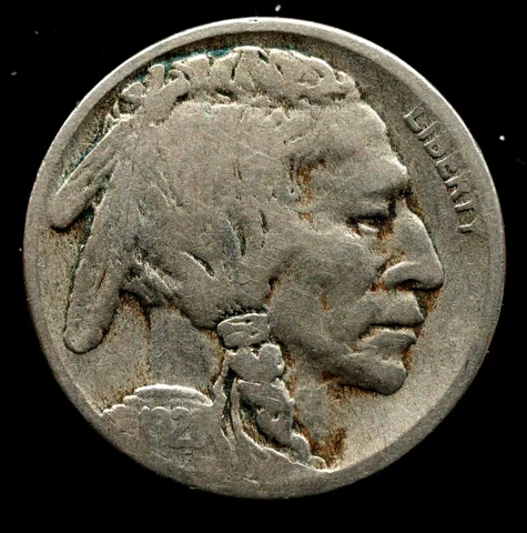 *KAPPYSCOINS G1054 1921S VG TWO FEATHER VARIETY ERROR BUFFALO NICKEL MUST HAVE Cover