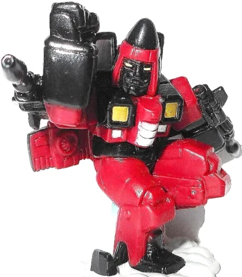 Transformers 2008 THRUST Robot Heroes G1 red seeker jet plane squad complete - Image 1 of 4