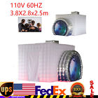 White 2.5m Camera Shape Inflatable Photo Booth LED Wedding Tent with for Events