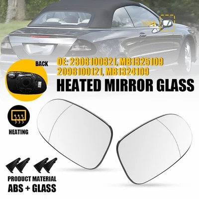 Espejo de cristal térmico para Mercedes Benz CLK320 CLK350 CLK550 CLK63 AMG CLK55 AMG Foto 1 de 4