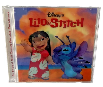 Walt Disney Records "Lilo & Stitch" Movie Soundtrack 2002-Holographic Numbered Foto 1 de 4