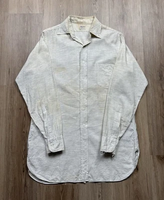 30s Vintage Packard Tailored Shirt Men’s Medium Heather Atomic Fleck Very Rare - Image 1 of 4