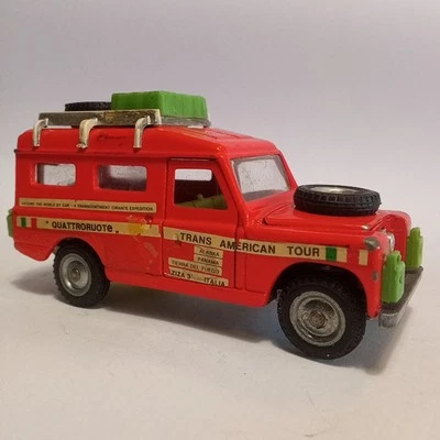 Mebetoys Land Rover 109 A-40 scala 1/43 Made in Italy Trans American Tour - Immagine 1 di 4