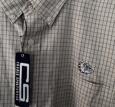 Gonzaga Bulldogs Men’s X-Large Dress Shirt Long Sleeve Button Up NWT - Image 1 of 4