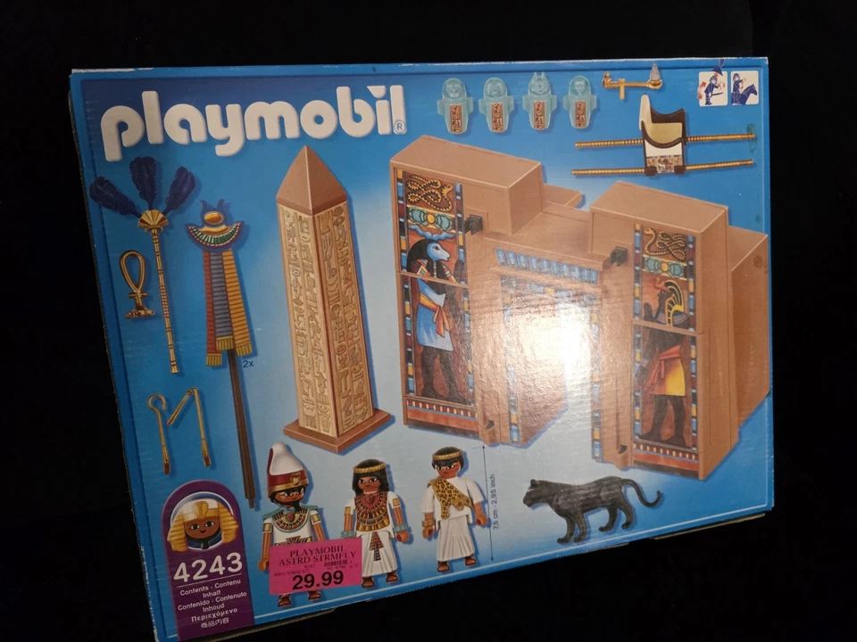 Playmobil 4243 Pharaoh's Temple Hidden Treasure Egyptian Set New In Box RARE - Image 1 of 1