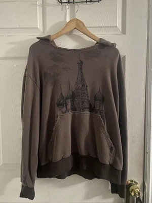 Moletom com capuz Colette Hyatt cathedrial marrom - Imagem 1 de 3