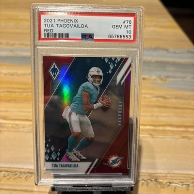 2021 Panini Phoenix - Tua Tagovailoa #76 Red /250 - Image 1 of 3